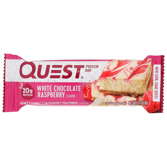 QUEST Quest Bar White Choc Raspbry, 2.12 Oz