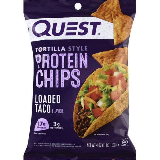 QUEST QUEST Loaded Taco Tortilla Style, 4 oz