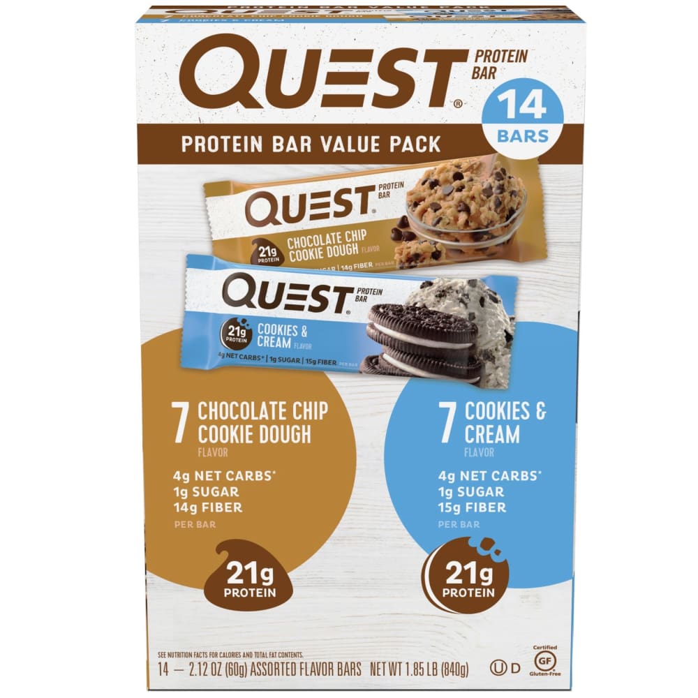 Quest Protein Bar Variety Pack 14 ct. - Quest