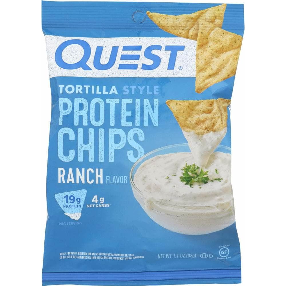 Quest Nutrition Quest Ranch Tortilla Style Protein Chips, 1.1 oz