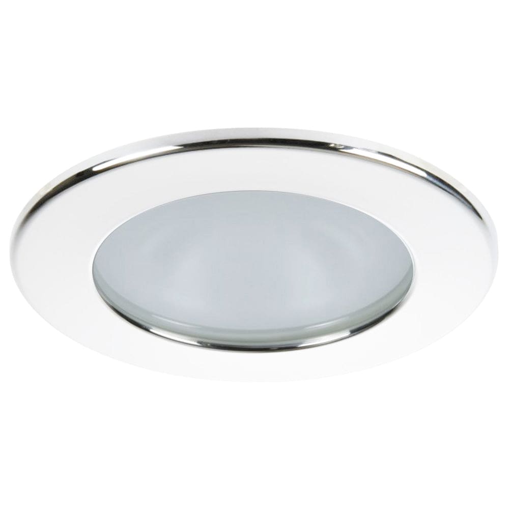 Quick Kai XP Downlight LED - 6W IP66 Spring Mounted - Round White Bezel Round Warm White Light - Lighting | Dome/Down Lights - Quick