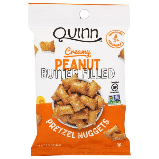 QUINN: Nugget Peanut Butter 1.5 OZ (Pack of 6) - MONTHLY SPECIALS > Pretzels - QUINN