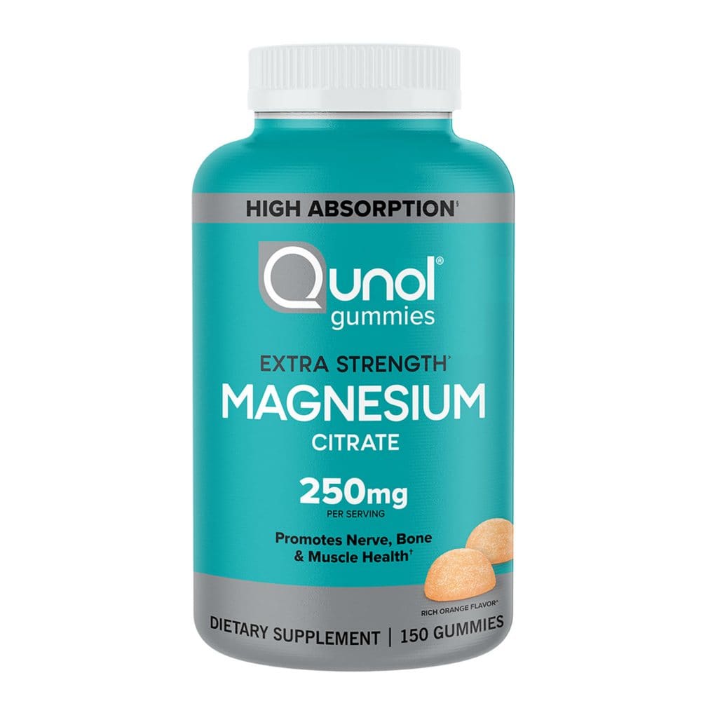 Qunol Extra Strength Magnesium Citrate High Absorption Gummies (250 mg. 150 ct.) - Minerals - Qunol
