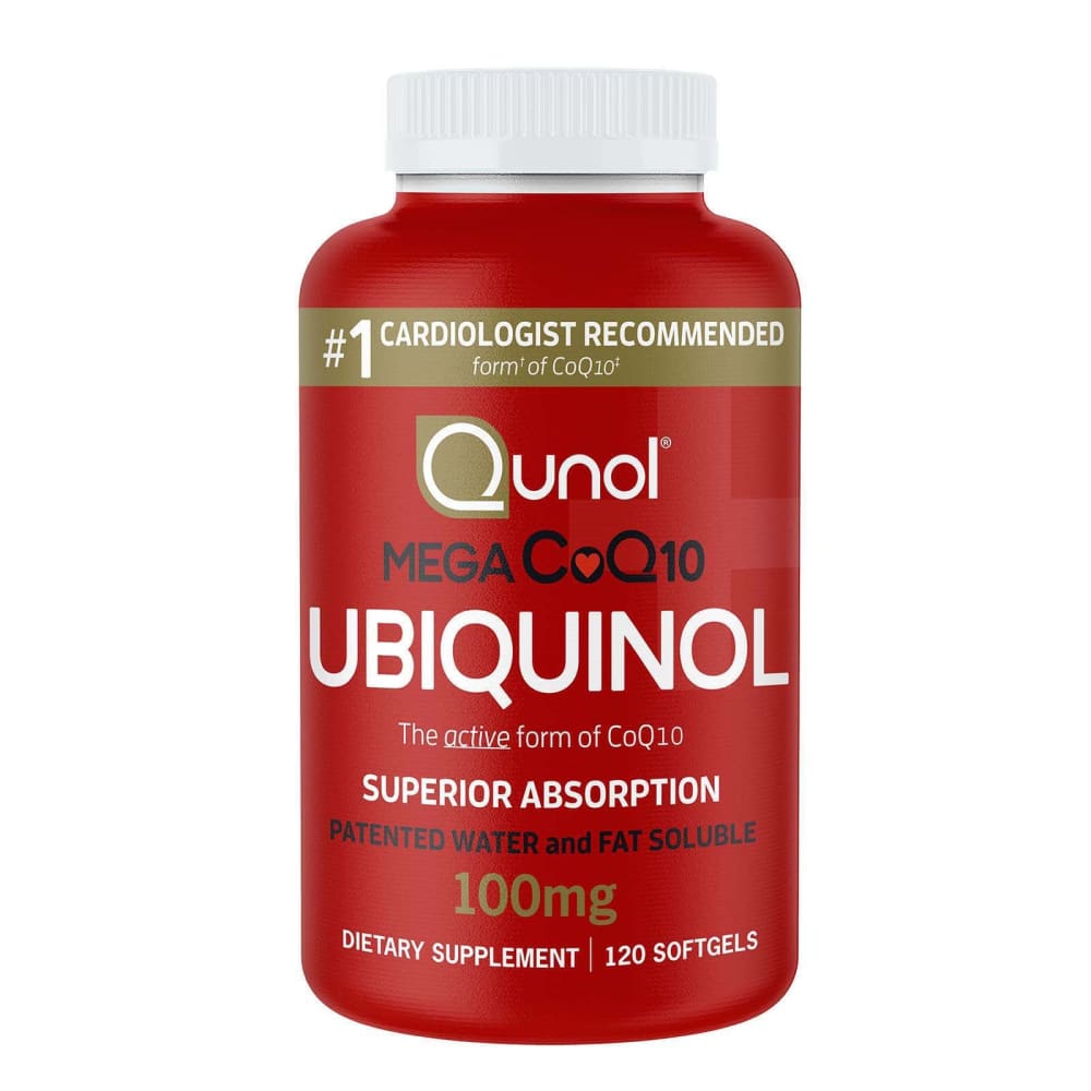 Qunol Mega Ubiquinol CoQ10 120 ct. - Qunol