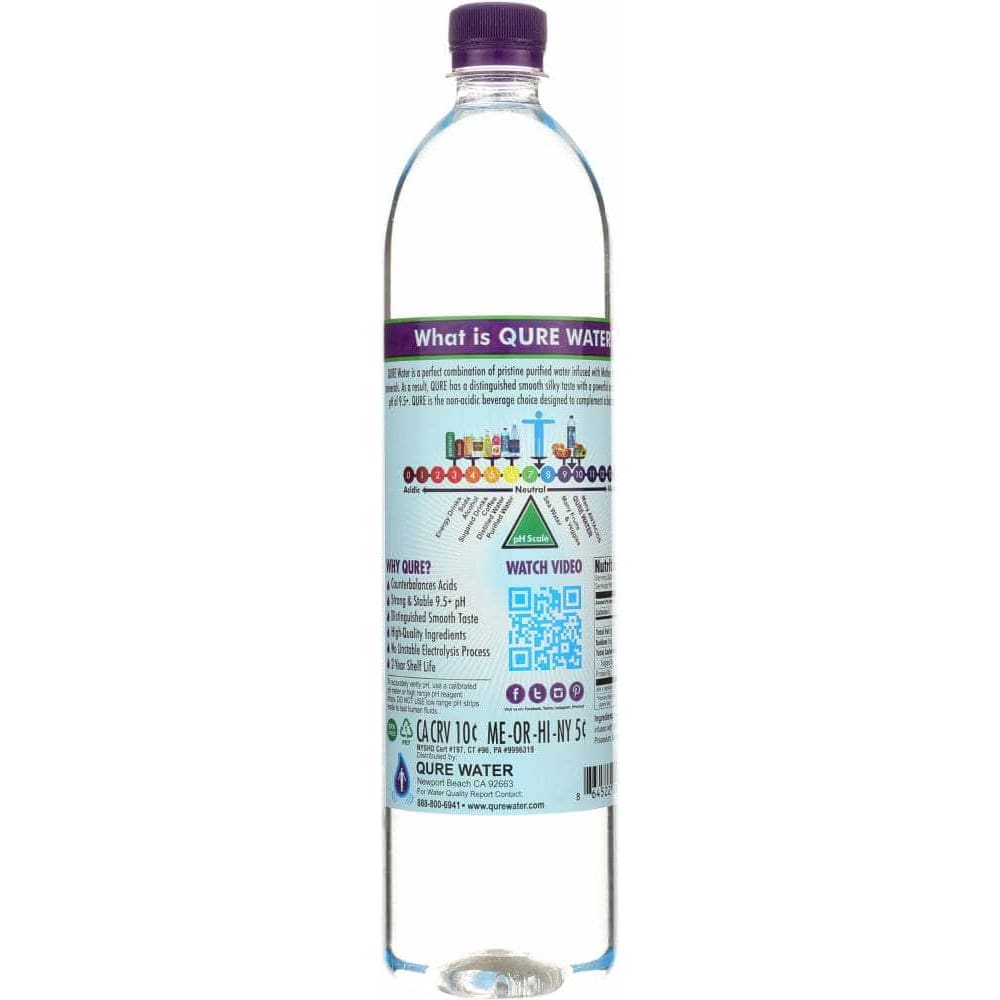 Qure Qure Water Alkaline, 1 lt
