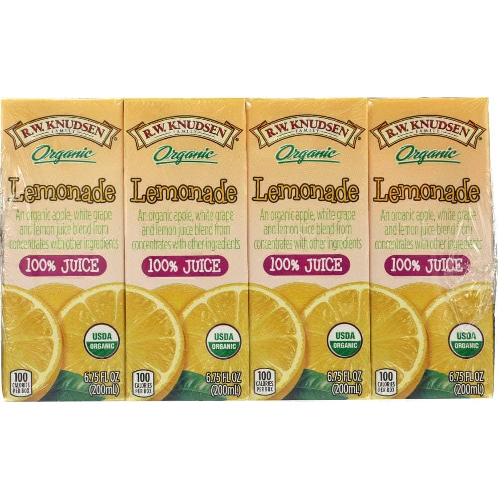 Rw Knudsen R.W. Knudsen Family 100% Organic Lemonade Juice 4 Count, 27 oz
