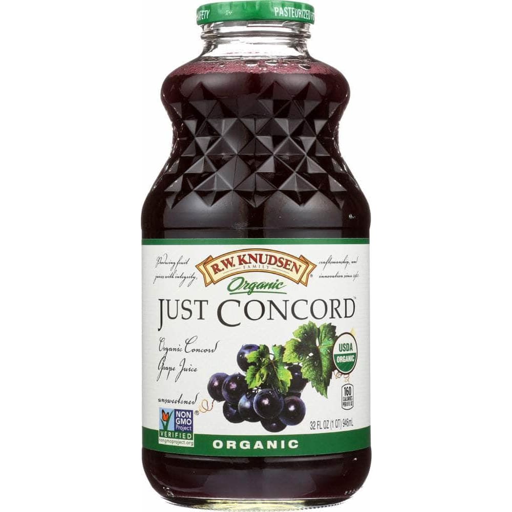 Rw Knudsen R.W. Knudsen Family Organic Juice Just Concord Grape, 32 oz