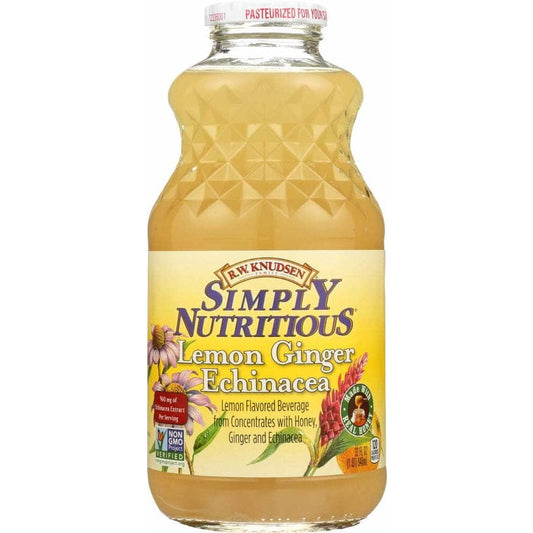 Rw Knudsen R.W. Knudsen Family Simply Nutritious Lemon Ginger Echinacea Juice, 32 oz