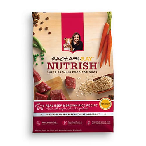 Rachael Ray Nutrish Real Beef & Brown Rice Recipe Dry Dog Food 14 lbs. - Home/Pet/Dog Supplies/Dog Food/ - Rachael Ray