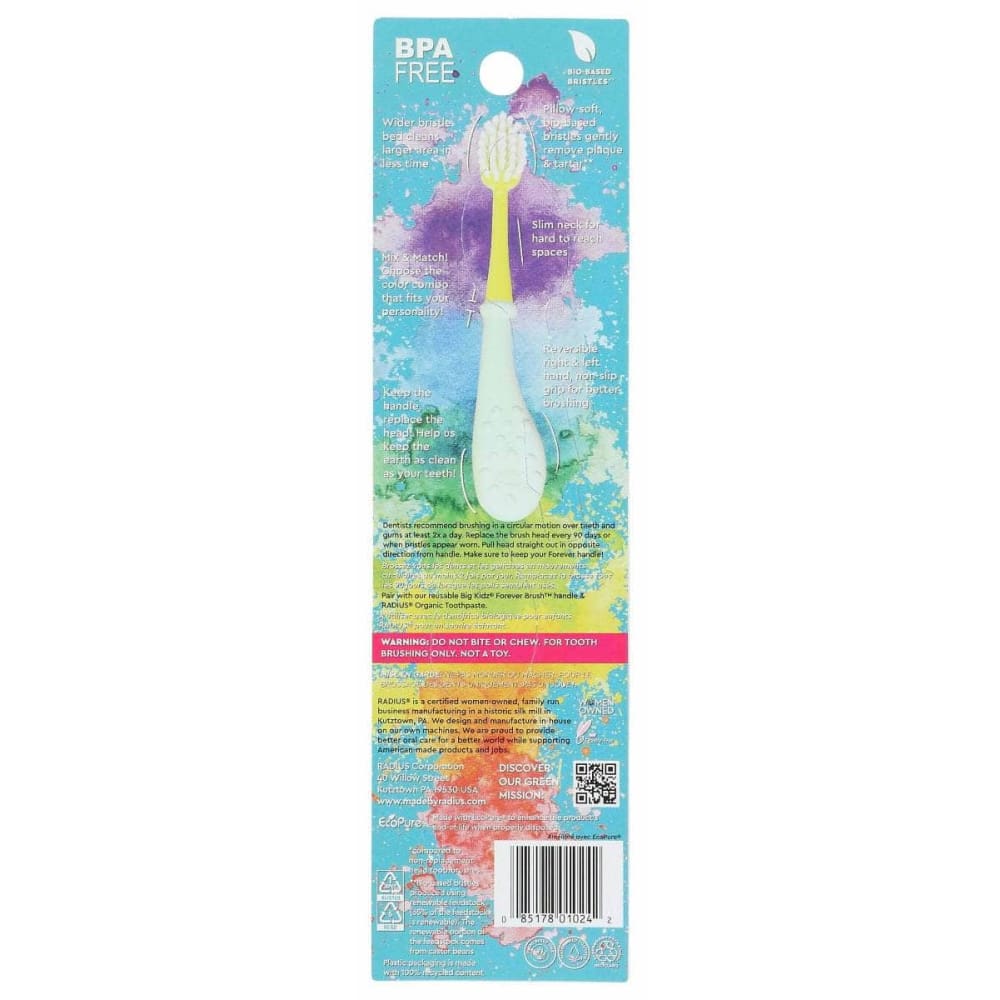 RADIUS Beauty & Body Care > Oral Care > Toothbrushes RADIUS: Big Kidz Replacement Head, 1 ea