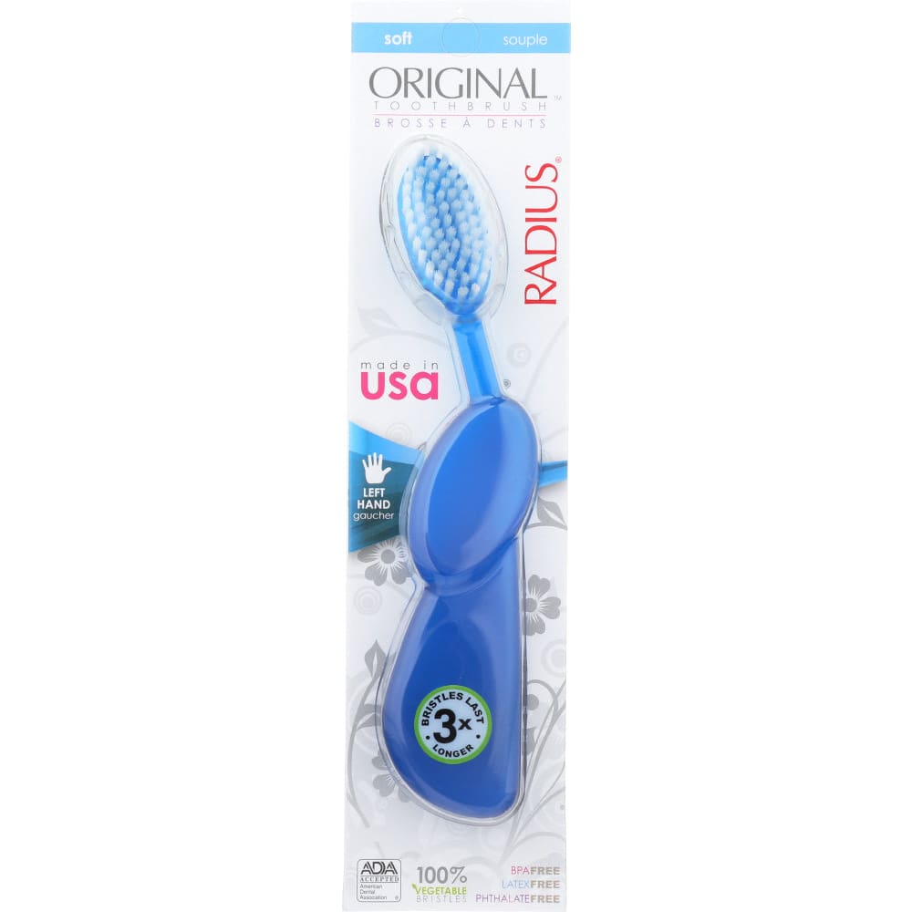 RADIUS: Toothbrush Left Original Adult 1 ea (Pack of 3) - Grocery > Natural Snacks > Snacks - RADIUS