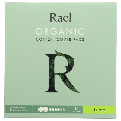 RAEL: Pads Cover Lg Cotton Org 12 ea (Pack of 4) - RAEL