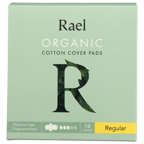 RAEL: Pads Cover Reg Org 14 ea (Pack of 4) - RAEL