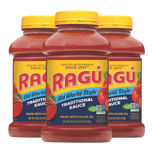Ragu Ragu Old World Style Traditional Sauce 3 pk./45 oz. - Home/Grocery Household & Pet/Canned & Packaged Food/Sauces Condiments &