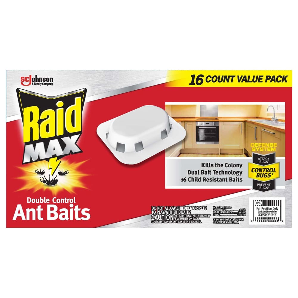 Raid Max Double Control Ant Baits 2 pk./8 ct. - Raid