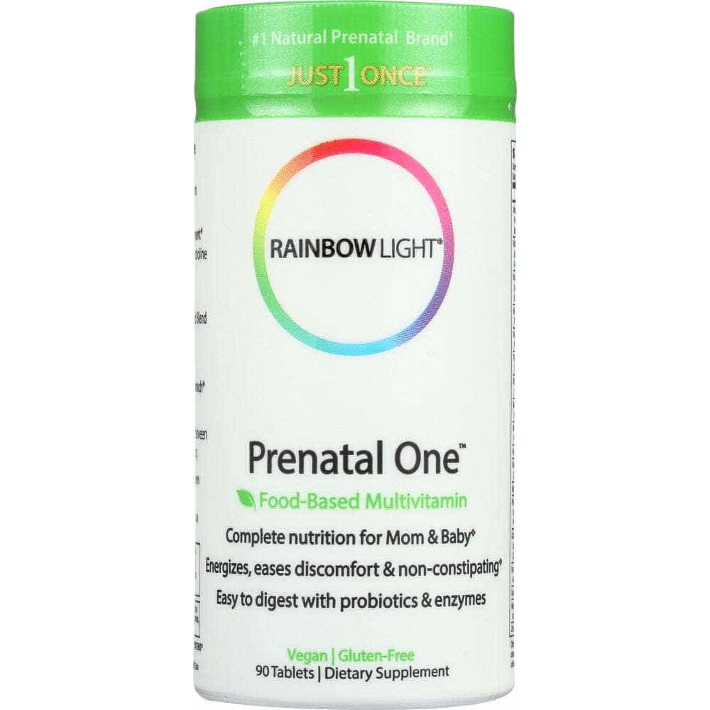 RAINBOW LIGHT Categories > Vitamins > Multivitamins RAINBOW LIGHT Just Once Prenatal One Food-Based Multivitamin, 90 Tablets