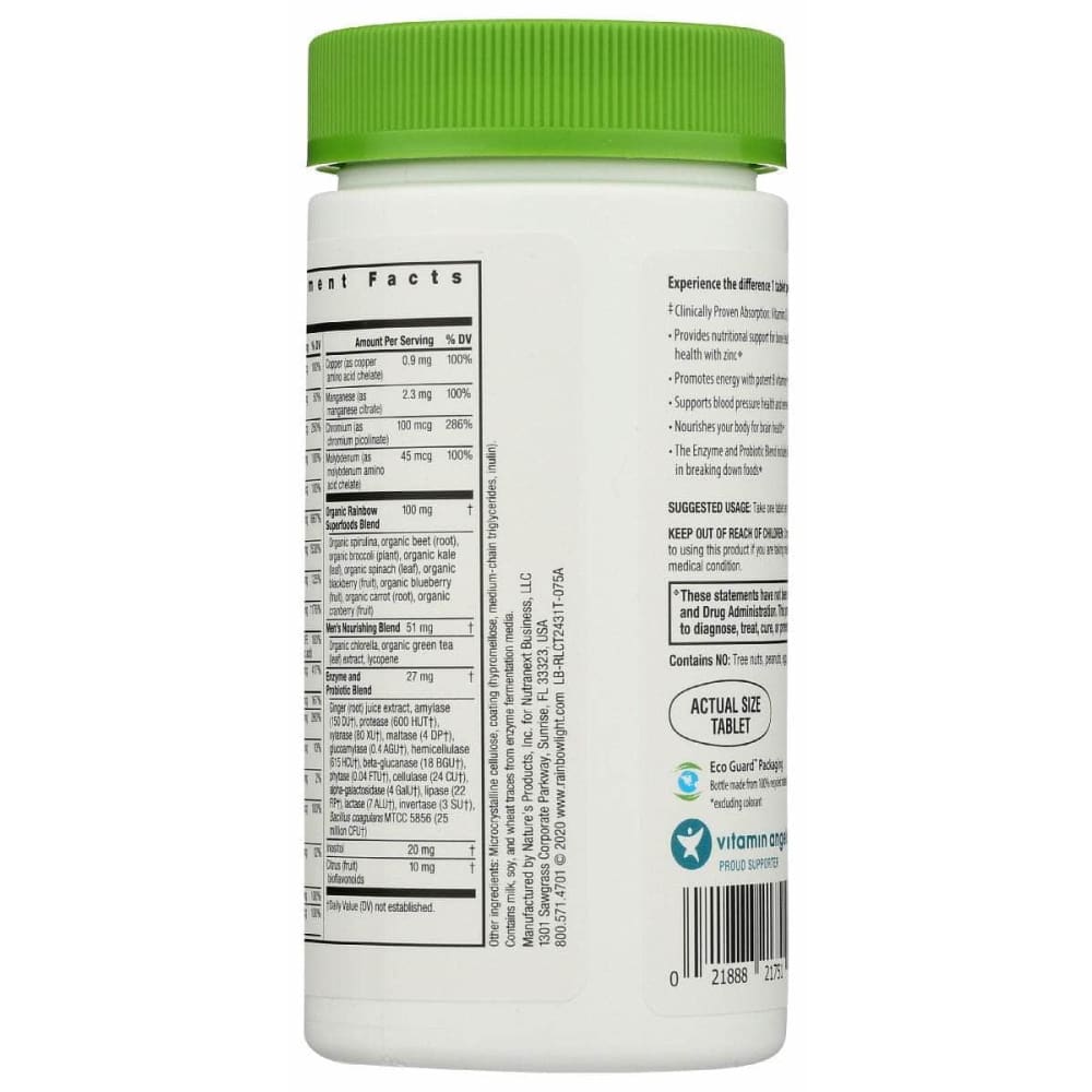 RAINBOW LIGHT Health > Vitamins & Supplements RAINBOW LIGHT: Mens One Multivitamin, 75 pc