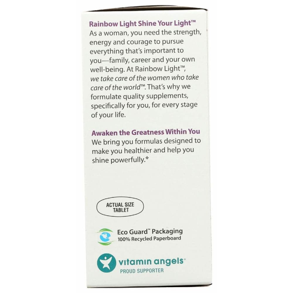 RAINBOW LIGHT Health > Vitamins & Supplements RAINBOW LIGHT VIBRANCE: Prenatal One Multivitamin, 120 tb