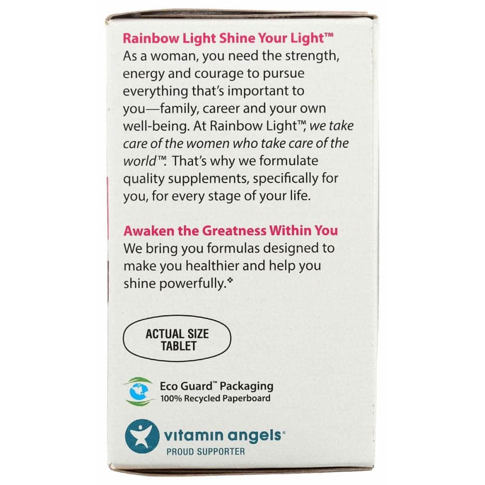 RAINBOW LIGHT Health > Vitamins & Supplements RAINBOW LIGHT VIBRANCE: Womens One Multivitamin, 30 cp