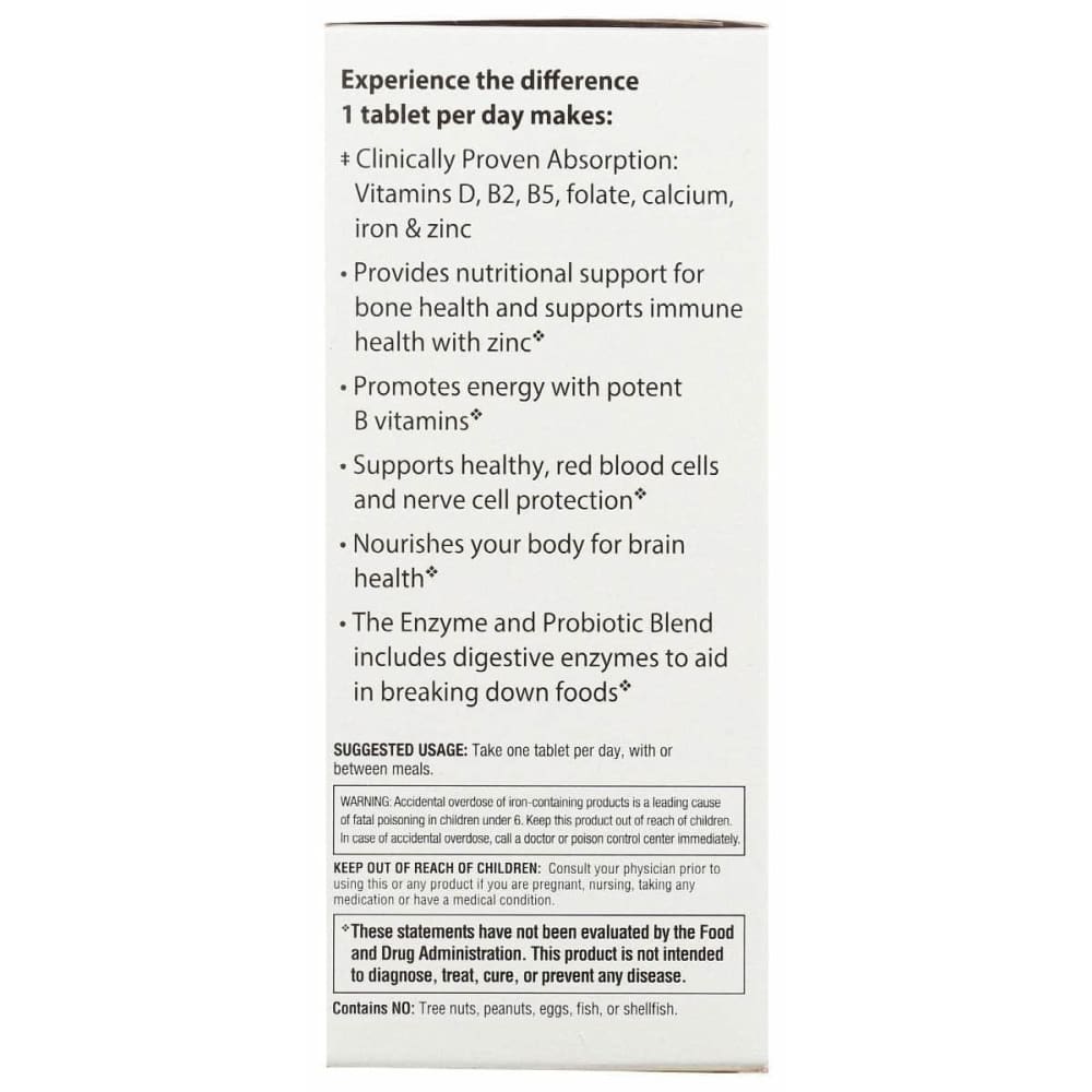 RAINBOW LIGHT Health > Vitamins & Supplements RAINBOW LIGHT VIBRANCE: Womens One Multivitamin, 60 cp