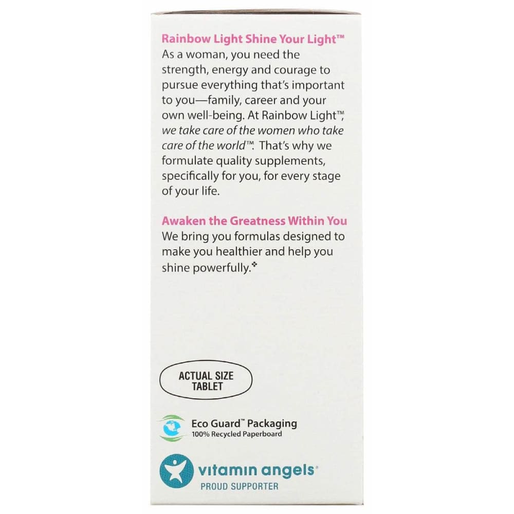 RAINBOW LIGHT Health > Vitamins & Supplements RAINBOW LIGHT VIBRANCE: Womens One Multivitamin, 60 cp