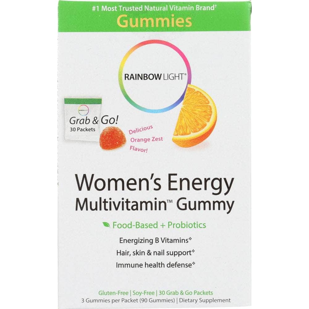 RAINBOW LIGHT Vitamins & Supplements > Vitamins & Minerals RAINBOW LIGHT: Women's Energy Multivitamin Gummy, 30 packets