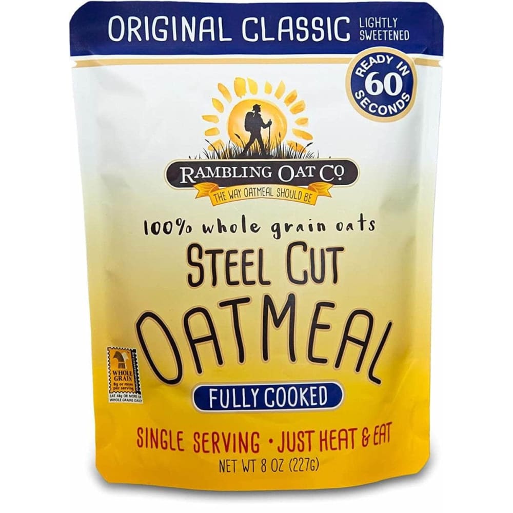 RAMBLING OAT COMPANY Grocery > Breakfast > Breakfast Foods RAMBLING OAT COMPANY: Steel Cut Oatmeal Original, 9.1 oz
