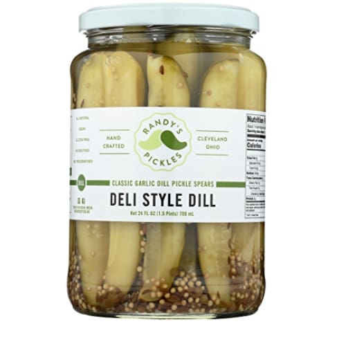 RANDYS PICKLES: Deli Style Dill Pickles 24 oz (Pack of 4) - Food - RANDYS PICKLES