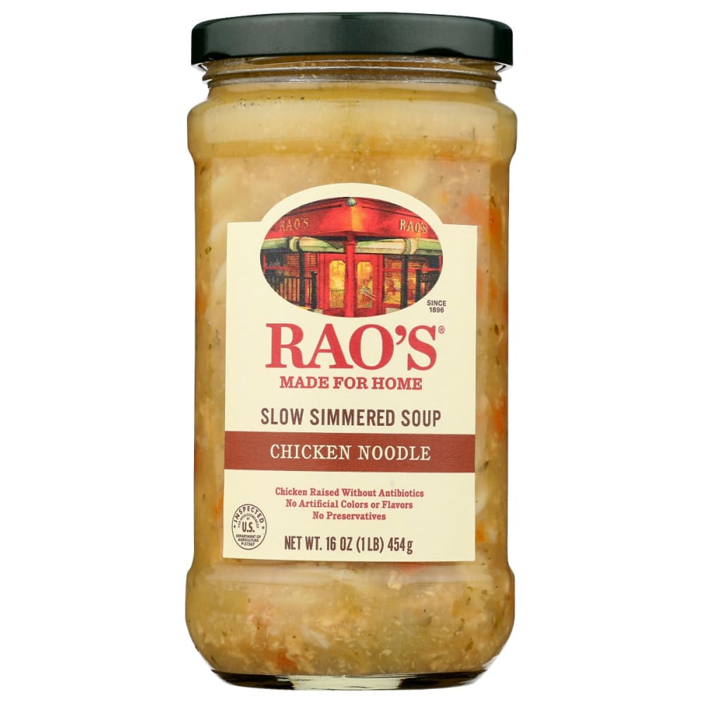 RAOS: Chicken Noodle Slow Simmered Soup 16 oz (Pack of 4) - Soups & Stocks - RAOS