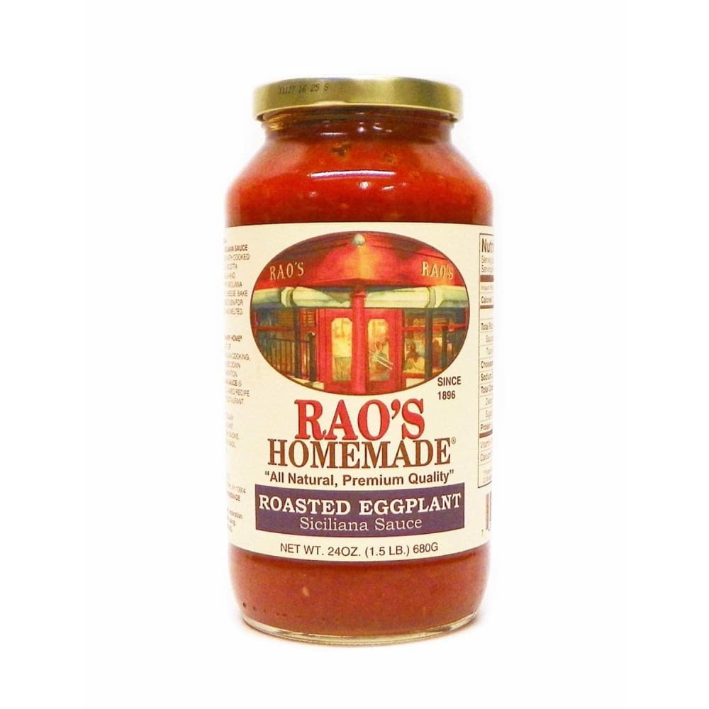 Rao'S Homemade Roasted Eggplant Sauce, 24 Oz (Case of 2) ShelHealth