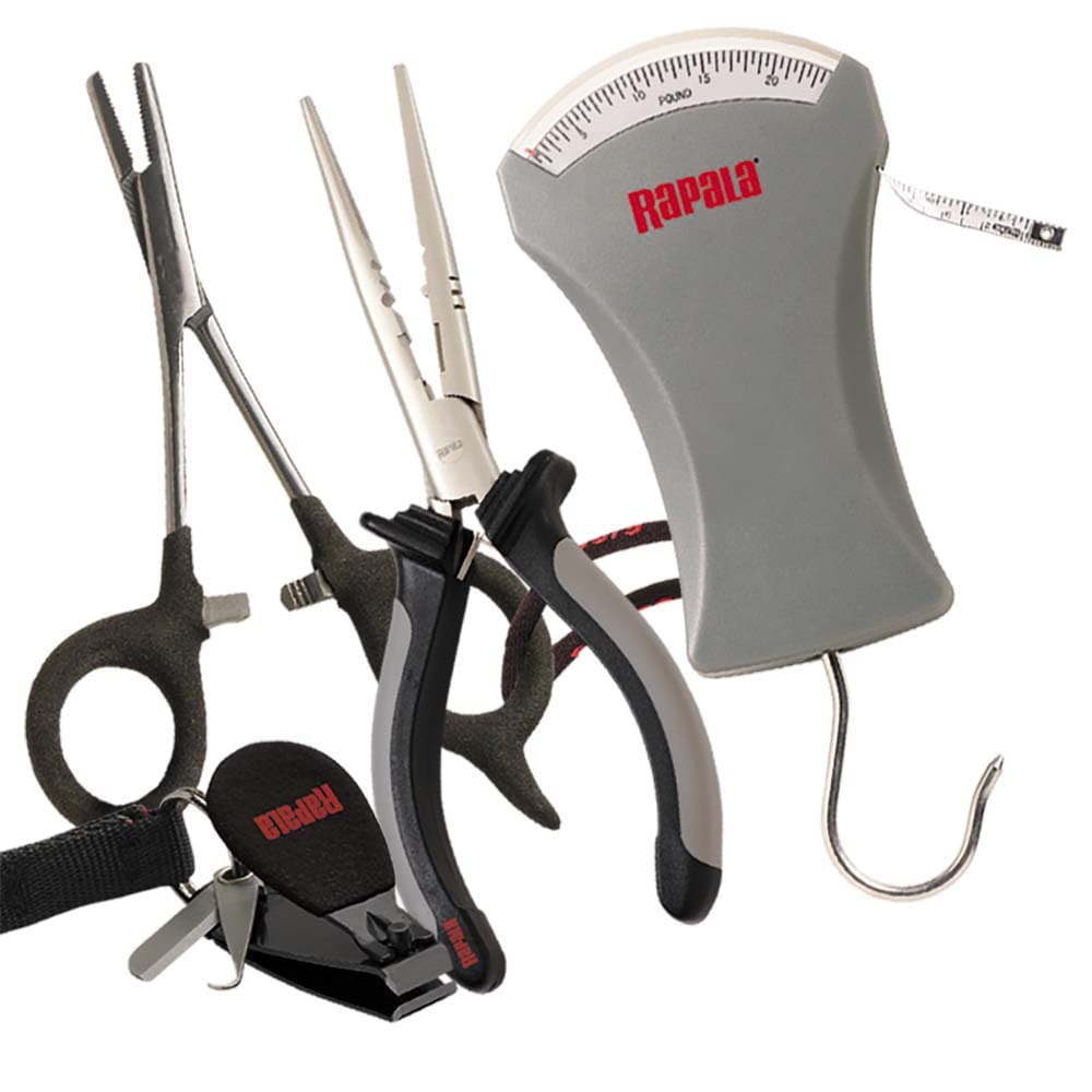 Rapala Combo Pack - Pliers Forceps Scale & Clipper - Hunting & Fishing | Tools - Rapala