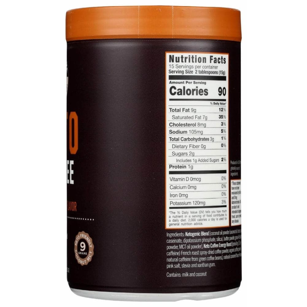 RAPID FIRE Grocery > Beverages > Coffee, Tea & Hot Cocoa RAPID FIRE: Coffee Keto Caramel Macch, 7.93 oz