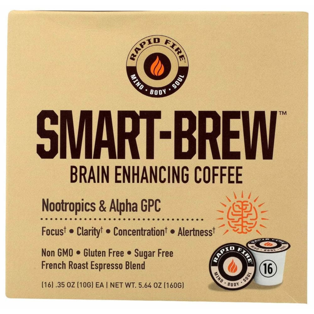 RAPID FIRE Grocery > Beverages > Coffee, Tea & Hot Cocoa RAPID FIRE: Coffee Pods Smart Brew, 1 ea