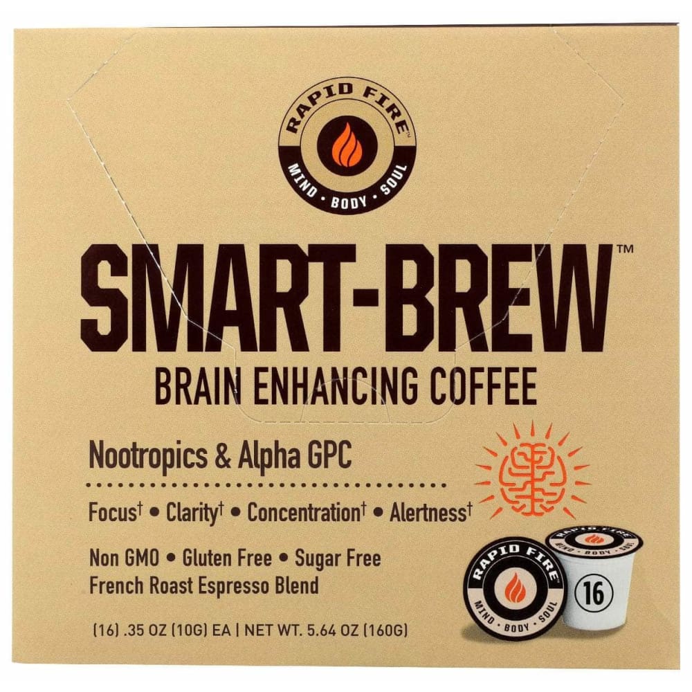 RAPID FIRE Grocery > Beverages > Coffee, Tea & Hot Cocoa RAPID FIRE: Coffee Pods Smart Brew, 1 ea