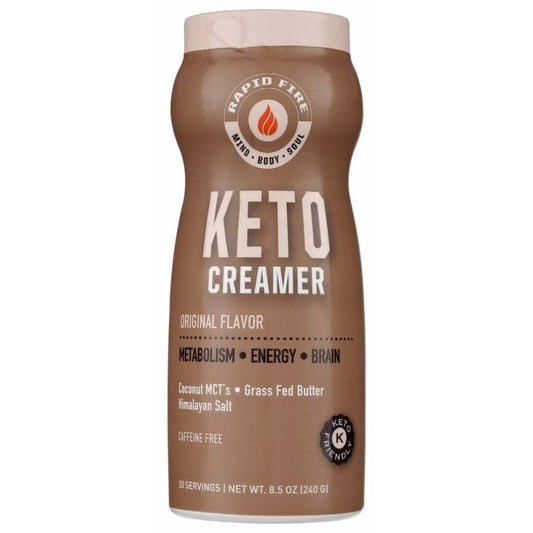 RAPID FIRE Grocery > Beverages > Drink Mixes RAPID FIRE: Original Keto Creamer, 8.5 oz