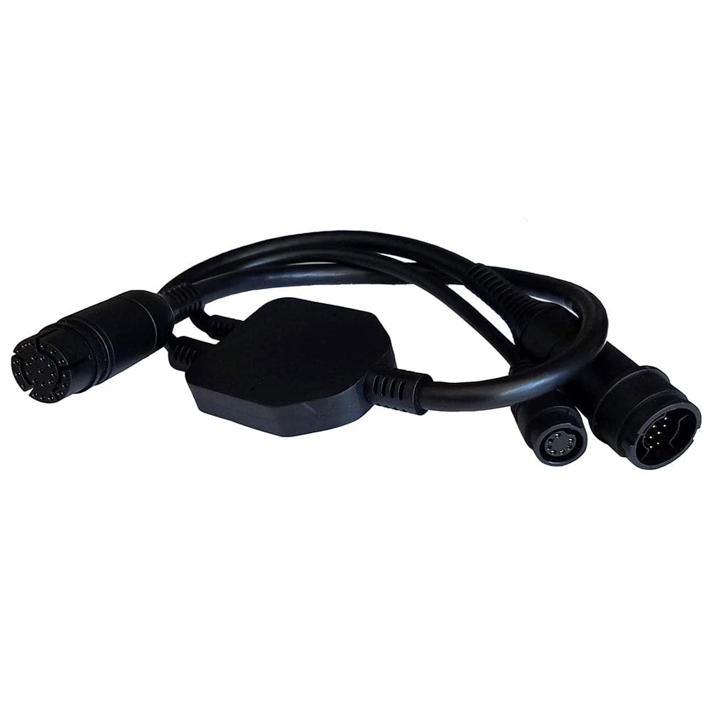 Raymarine Adapter Cable 25-Pin to 25-Pin & 7-Pin - Y-Cable to RealVision & Embedded 600W Airmar TD to Axiom RV - Marine Navigation &
