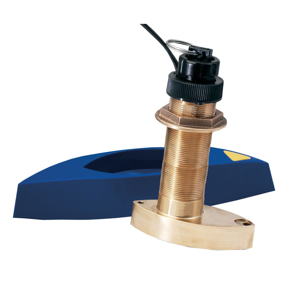 Raymarine B744VL Long Stem Bronze Thru hull Tri-ducer with Fairing Block - Marine Navigation & Instruments | Transducers - Raymarine
