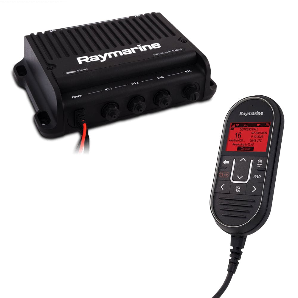 Raymarine Ray90 Modular Dual-Station VHF Black Box Radio System - Communication | VHF - Fixed Mount - Raymarine
