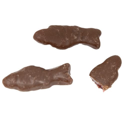 Razz System Milk Choc Cvrd Red Fish 4lb (Case of 4) - Candy/Chocolate Coated - Razz System