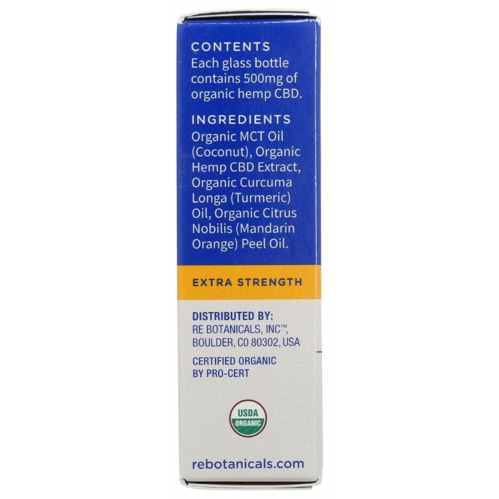 RE BOTANICALS Beauty & Body Care > Aromatherapy and Body Oils RE BOTANICALS: Mandarin Turmeric Extra Strength Relief Body Oil, 0.34 oz