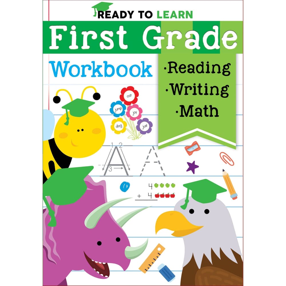 Ready to Learn: First Grade Workbook - Home/Seasonal/Back to School/School Supplies/ - Unbranded