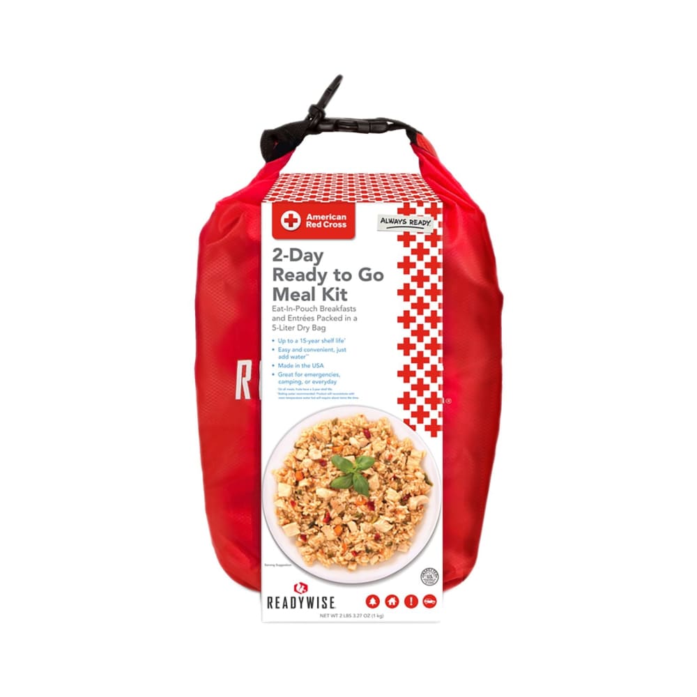 ReadyWise American Red Cross 2 Day Ready to Go Meal Kit - ReadyWise