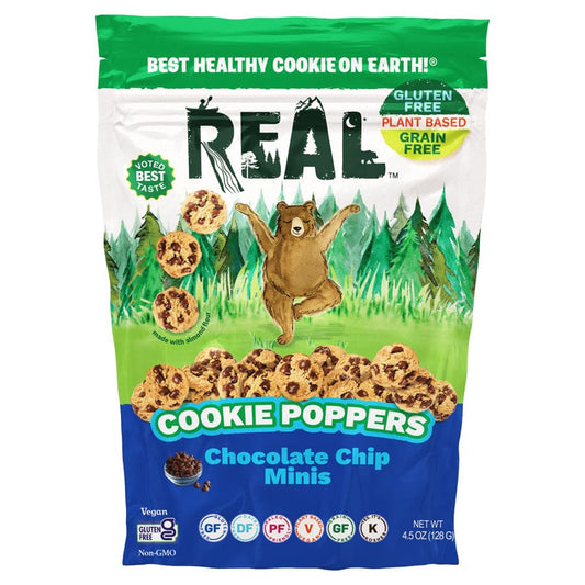 REAL COOKIES: Cookie Poprs Choc Chip 4.5oz (Pack of 4) - Cookies - REAL COOKIES