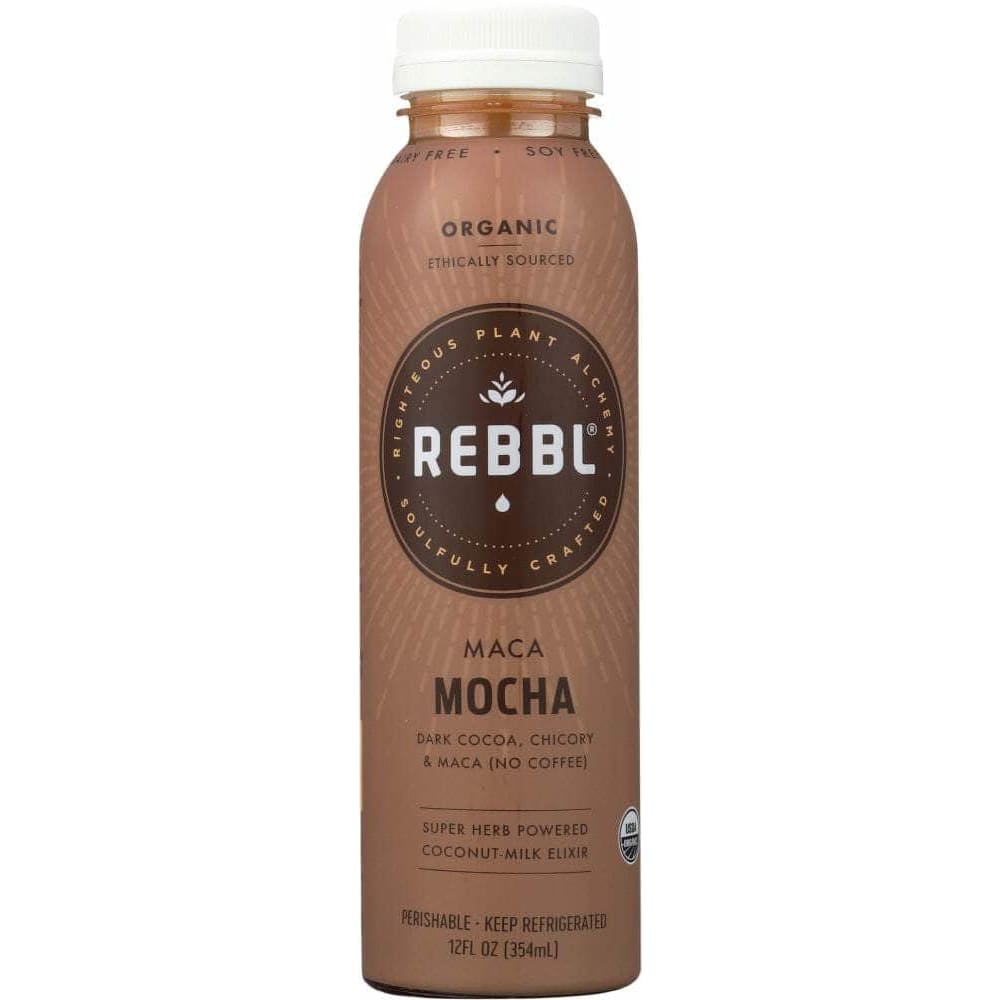 Rebbl Inc Elixir Maca Mocha Organic, 12 oz (Case of 4) | ShelHealth