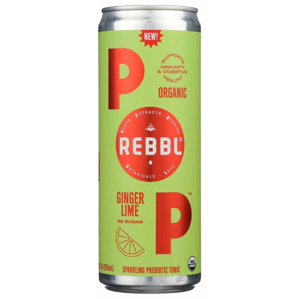 REBBL INC Grocery > Beverages > Sodas REBBL INC: Pop Ginger Lime, 12 fo