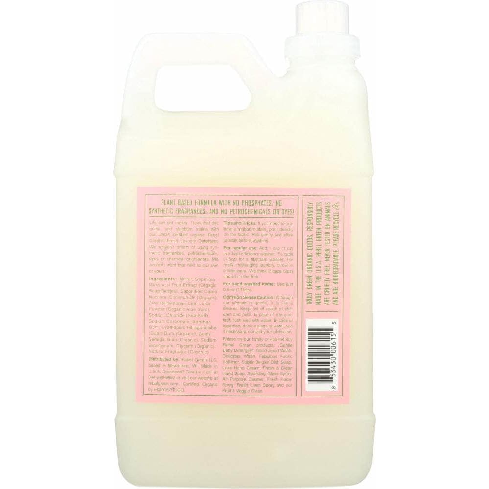 Rebel Green Rebel Green Fresh Laundry Detergent Pink Lilac, 64 oz