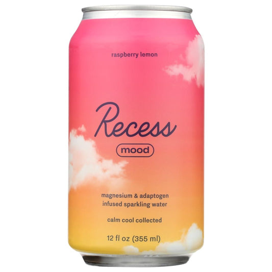 RECESS: Raspberry Lemon Mood Water 12 fo (Pack of 5) - Grocery > Beverages > Sparkling Water - RECESS