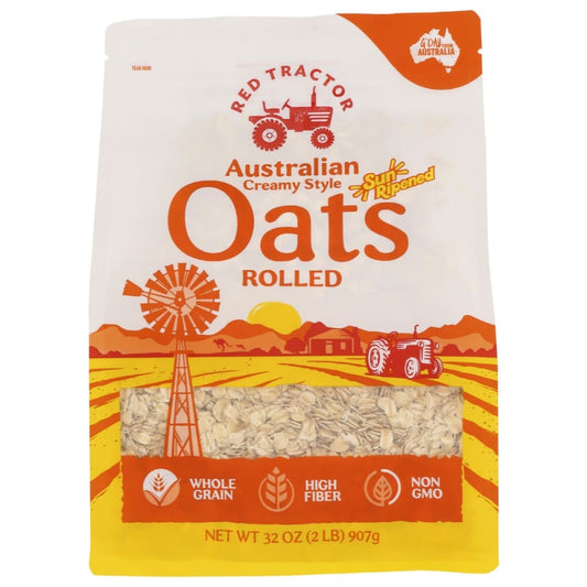 RED TRACTOR: Oats Rolled Australian 32 OZ (Pack of 3) - Breakfast > Breakfast Foods - RED TRACTOR