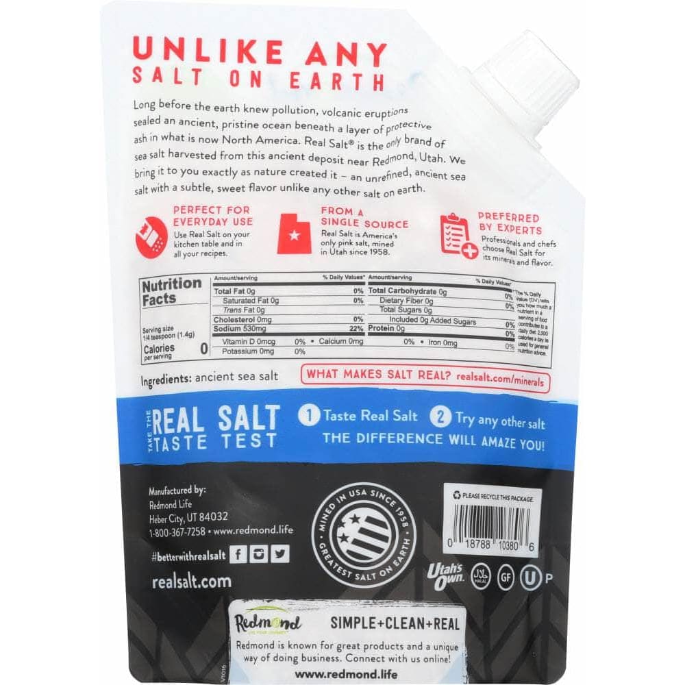 Redmond Redmond Real Salt Coarse Grind Pouch, 16 oz