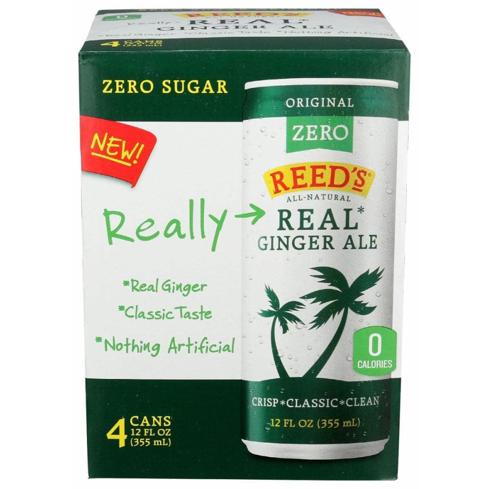 REEDS REEDS Soda Ginger Ale Zero, 48 fo